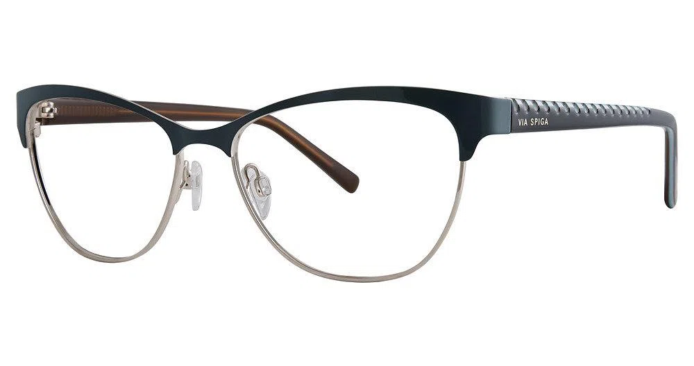 Via Spiga VSRegina Eyeglasses - Teal/gold